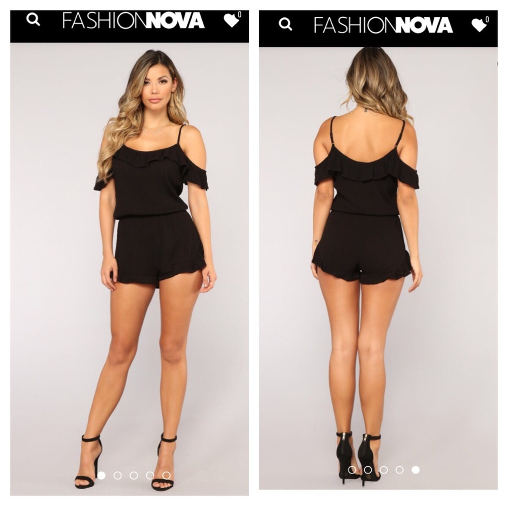 NWT: Fashion Nova Belinda Ruffle Romper